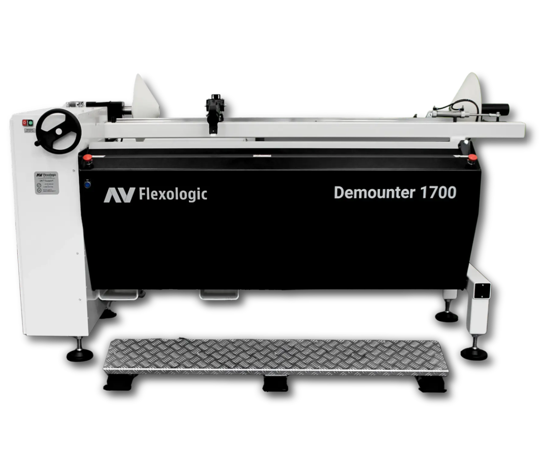 Wide Web Demounter: Efficient Plate Removal | AV Flexologic