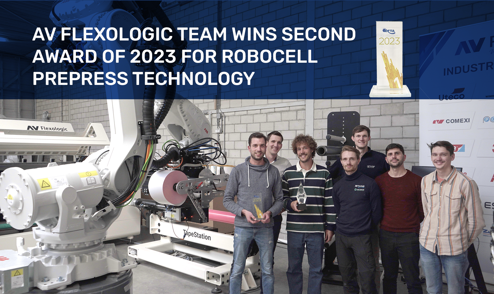 EFTA Flexo Award with RoboCELL team